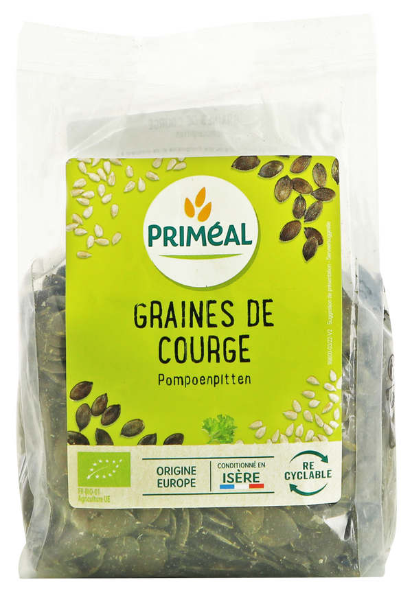 Primeal Pompoenpitten bio 250.00 Gram
