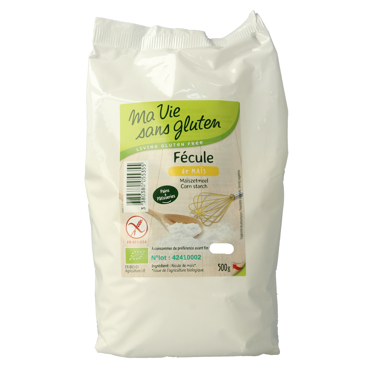 Ma Vie Sans Maiszetmeel glutenvrij bio 500.00 Gram
