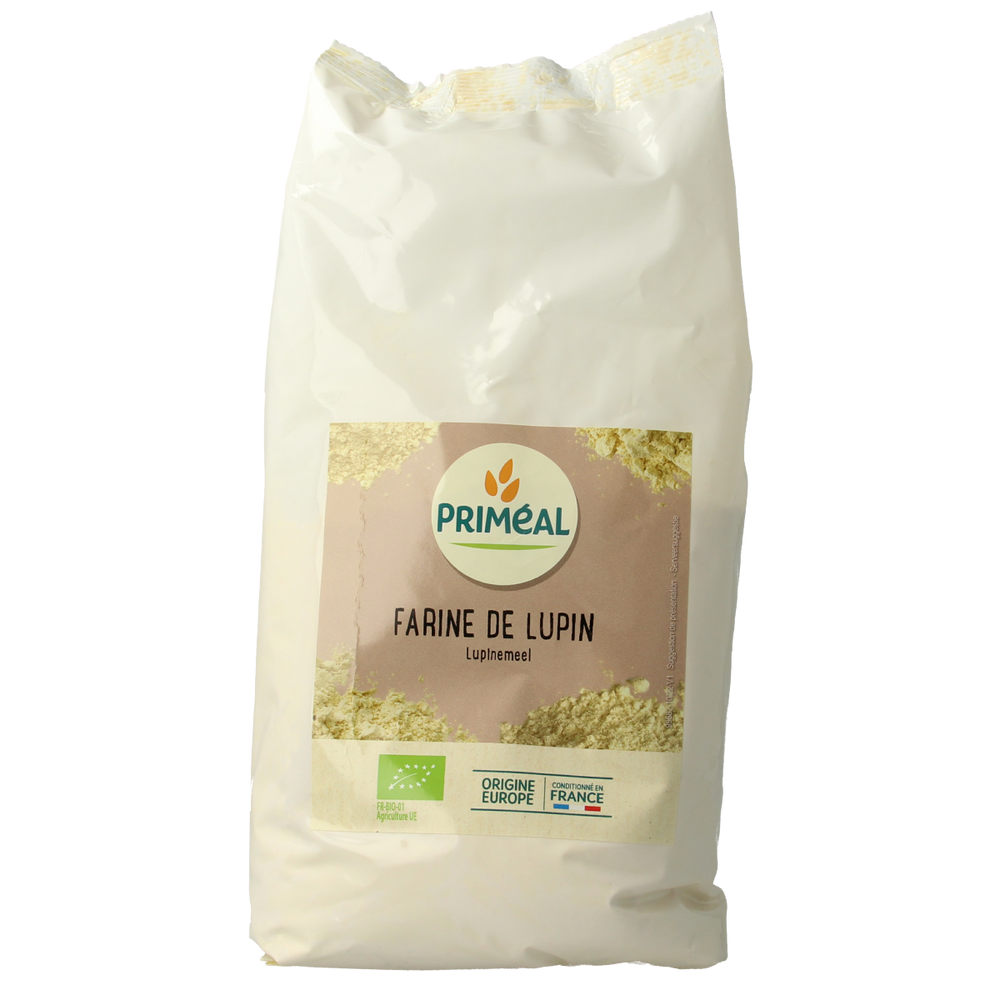 Primeal Lupinemeel bio 500.00 Gram