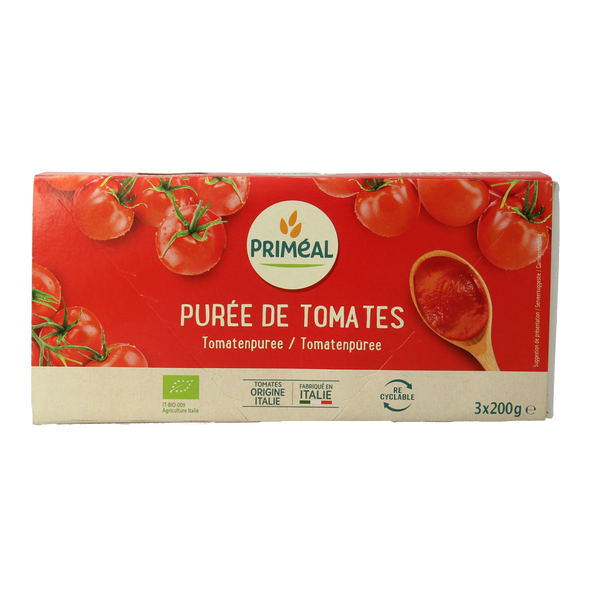 Primeal Tomatenpuree passata 200 gram bio 3.00 Stuks