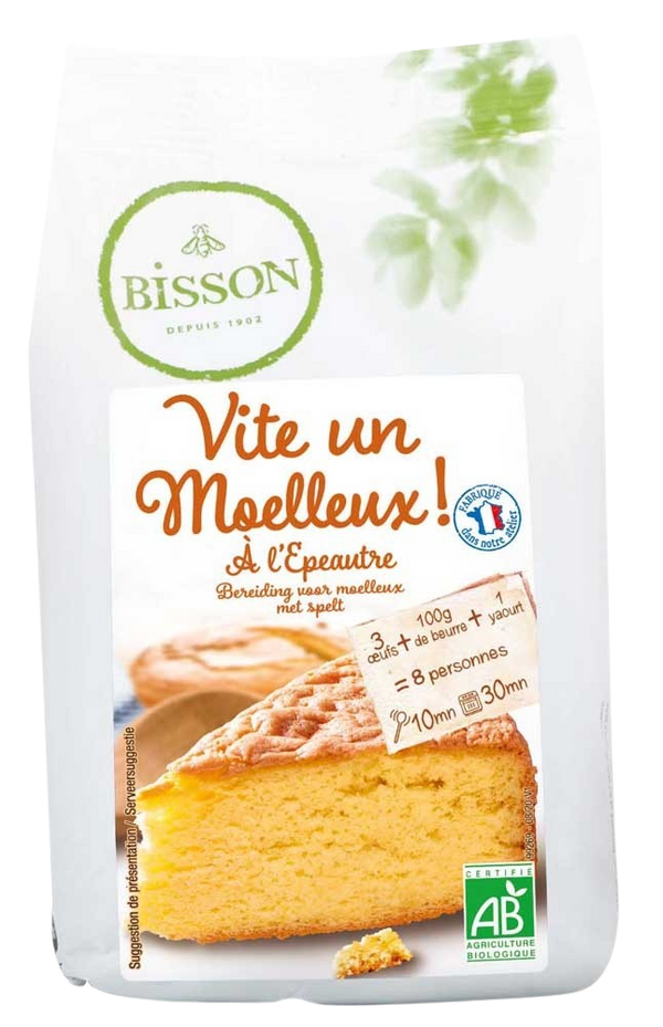 Bisson Bakmix voor speltcake bio 300.00 Gram