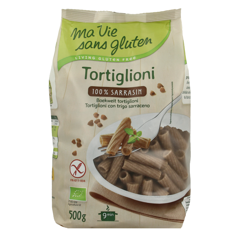 Ma Vie Sans Tortiglioni pasta van boekweit glutenvrij bio 500 Gram