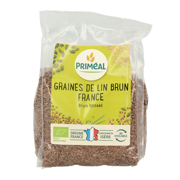 Primeal Lijnzaad bruin bio 250.00 Gram