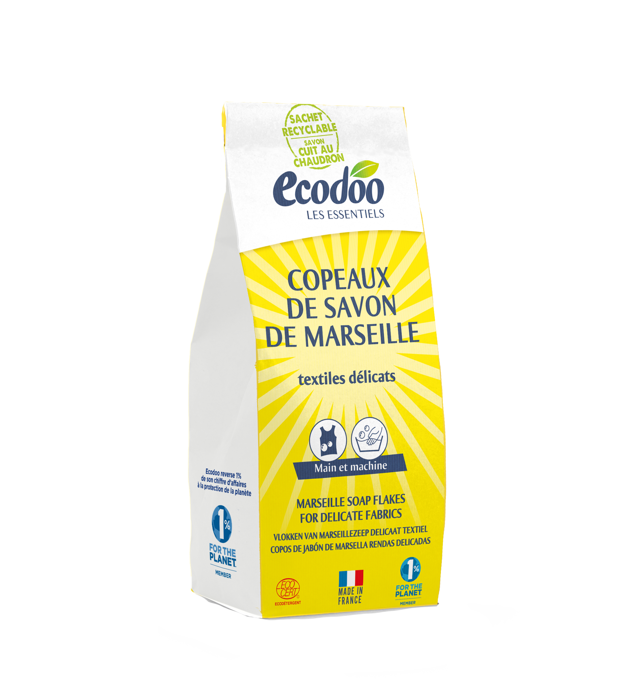 Ecodoo Marseillezeep vlokken bio 1 Kilogram
