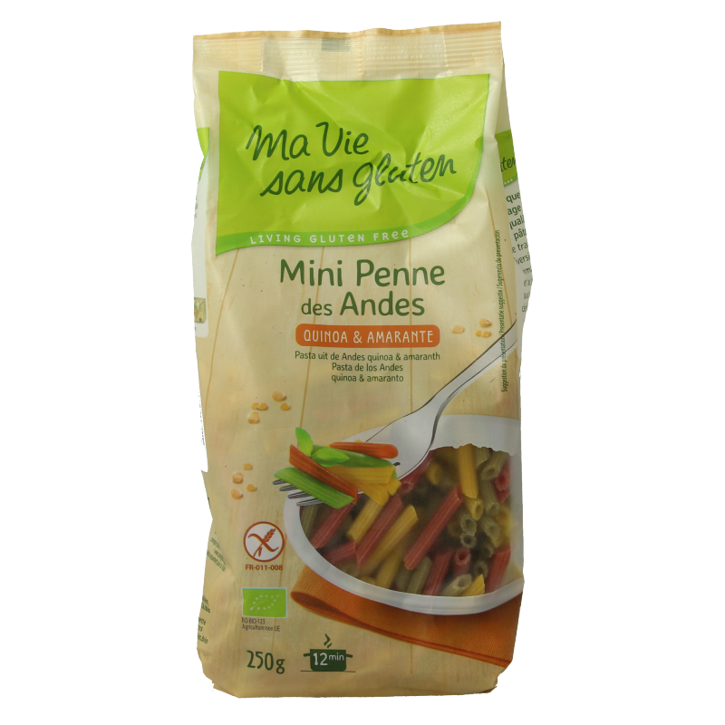 Ma Vie Sans Tricolor mini penne glutenvrij bio 250 Gram