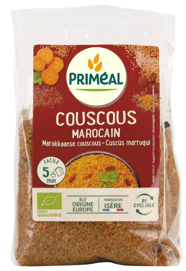 Primeal Couscous Marokkaans bio 300 Gram