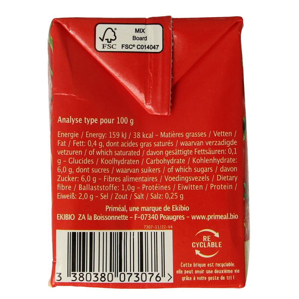 Primeal Tomatenpuree bio 500.00 Gram