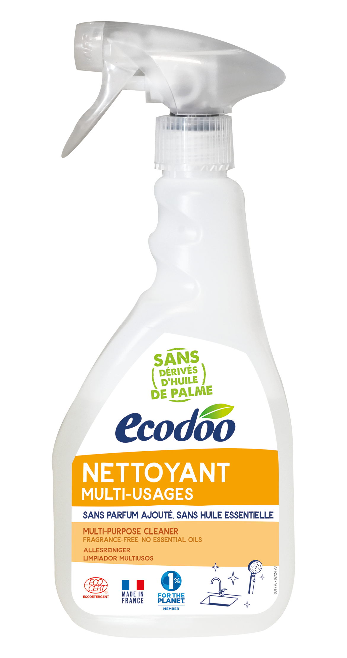 Ecodoo Allesreiniger hypoallergeen bio 500 Milliliter