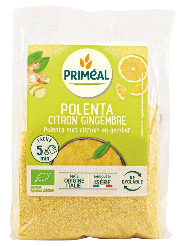 Primeal Polenta citroen gember bio 250 Gram