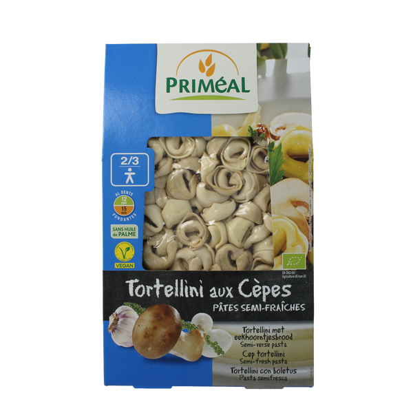 Primeal Tortellini eekhoorntjesbrood bio 250.00 Gram