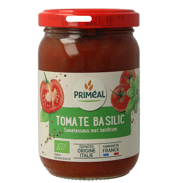 Primeal Pastasaus tomaten basilicum bio 200.00 Gram