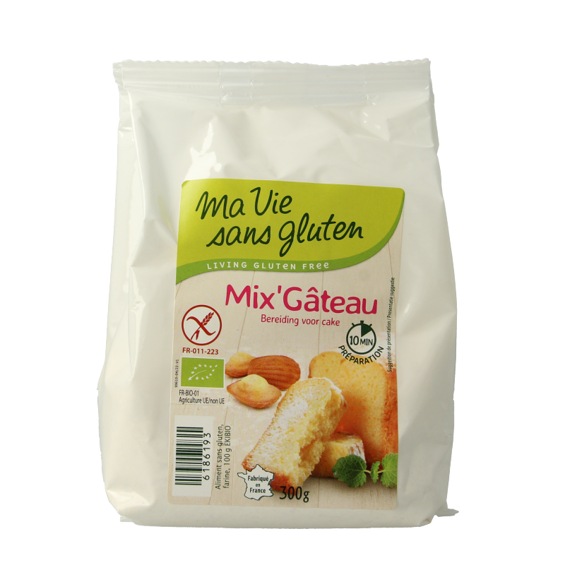 Ma Vie Sans Cakemix glutenvrij bio 300 Gram