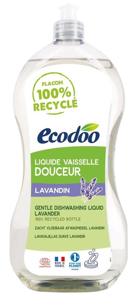 Ecodoo Afwasmiddel vloeibaar zacht lavandin bio 1 Liter