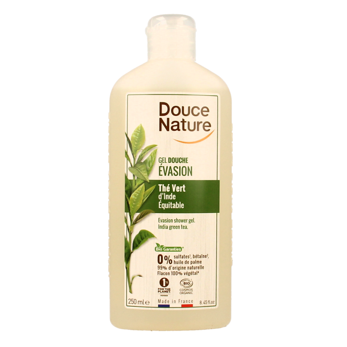 Douce Nature Douchegel evasion groene thee bio 250.00 Milliliter