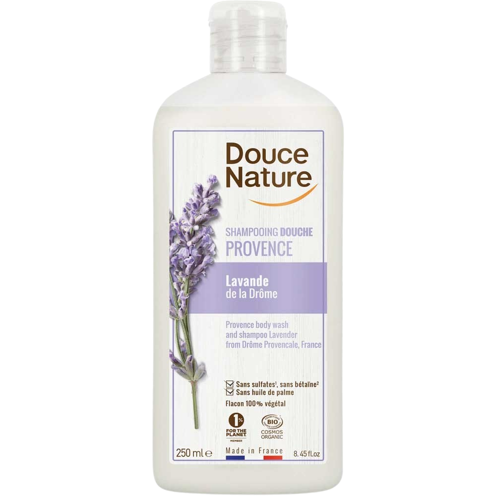 Douce Nature Douchegel & shampoo lavendel provence bio 250 Milliliter