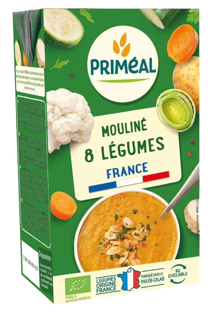 Primeal Groentesoep met 8 groentes bio 1 Liter