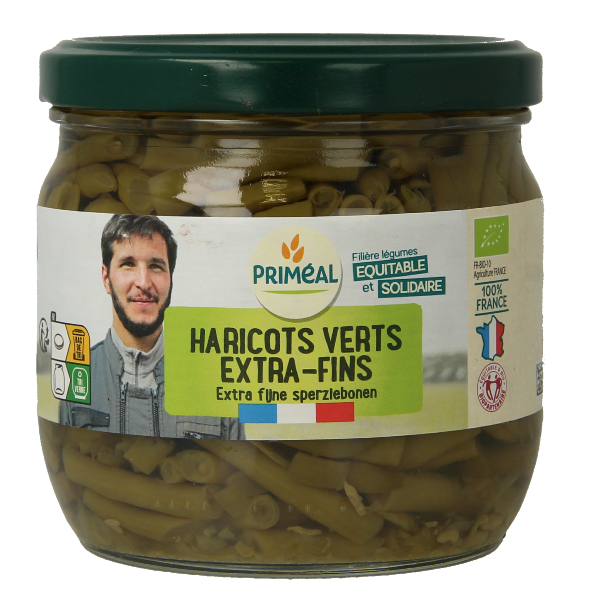 Primeal Haricots verts sperziebonen extra fijn bio 330.00 Gram