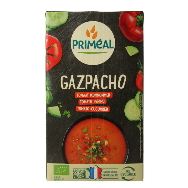 Primeal Gaspacho tomaat komkommer bio 1.00 Liter