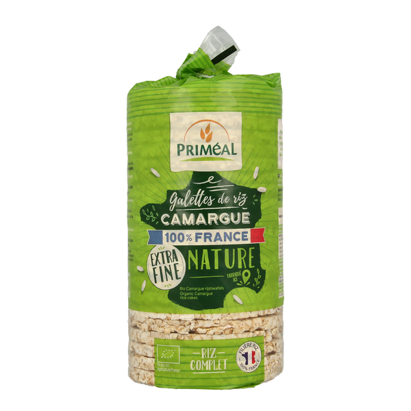 Primeal Rijstwafels extra dun Camargue bio 130.00 Gram