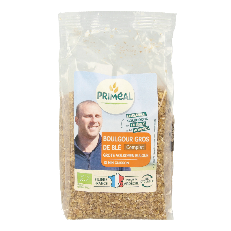 Primeal Tarwe bulgur Frankrijk bio 400 Gram