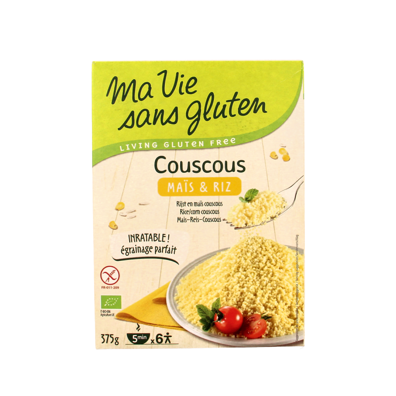 Ma Vie Sans Couscous van mais & rijst glutenvrij bio 375 Gram