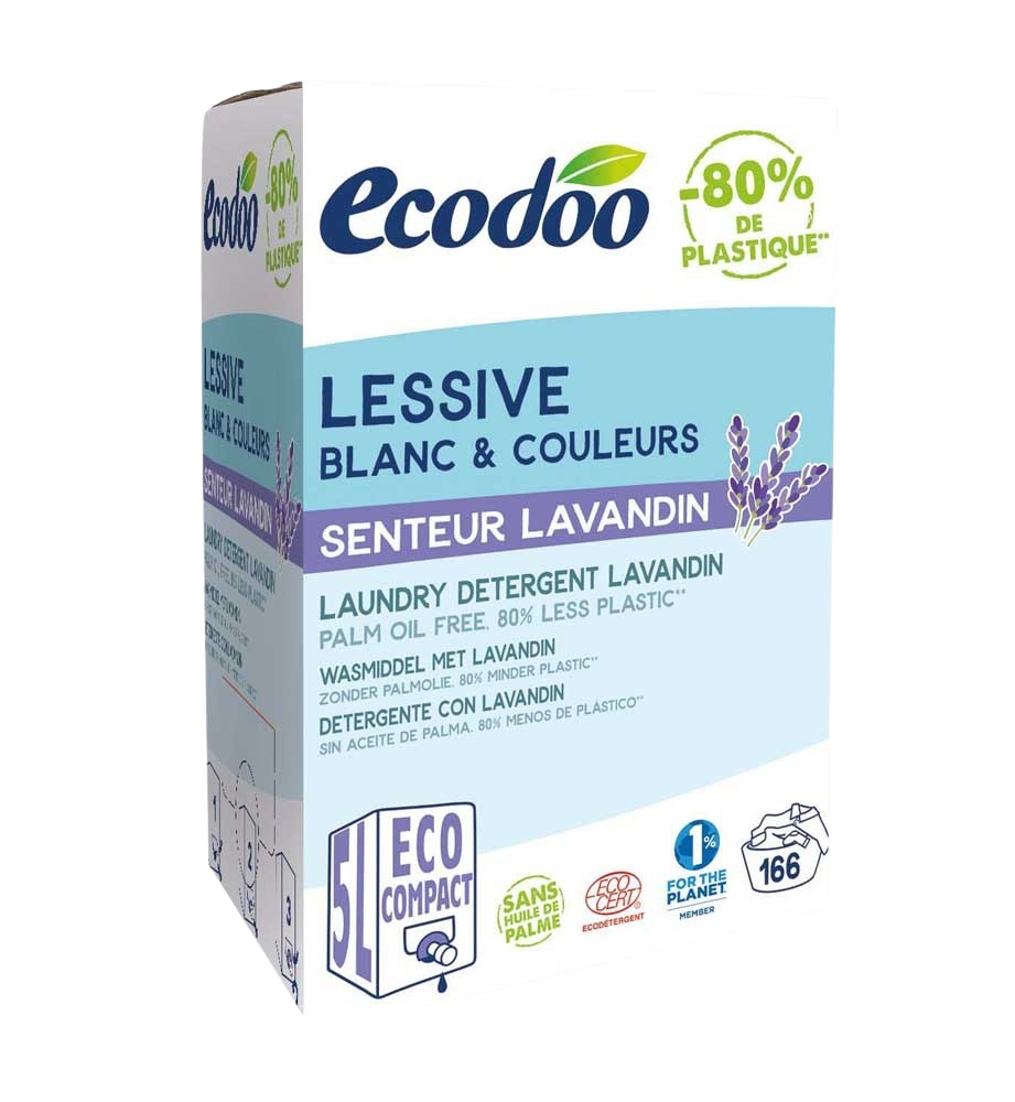 Ecodoo Wasmiddel vloeibaar lavendel 5 Liter
