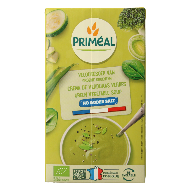 Primeal Groene groentesoep bio 1 Liter