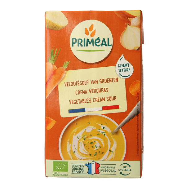 Primeal Groentecremesoep bio 1.00 Liter