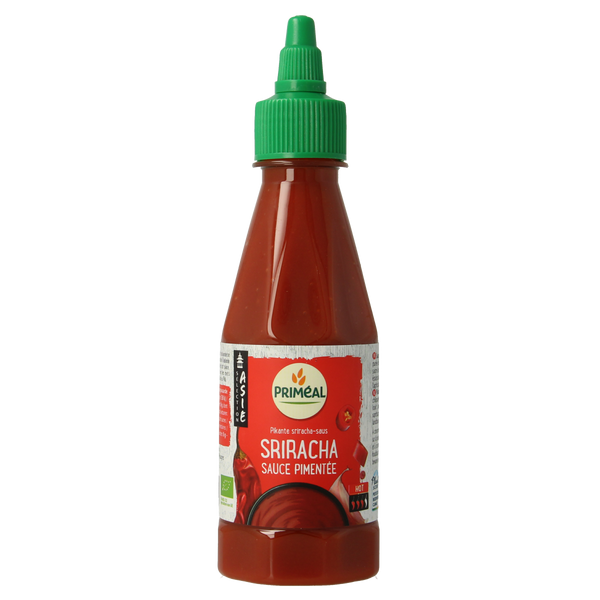 Primeal Chilisaus sriracha pittig bio 250.00 Gram
