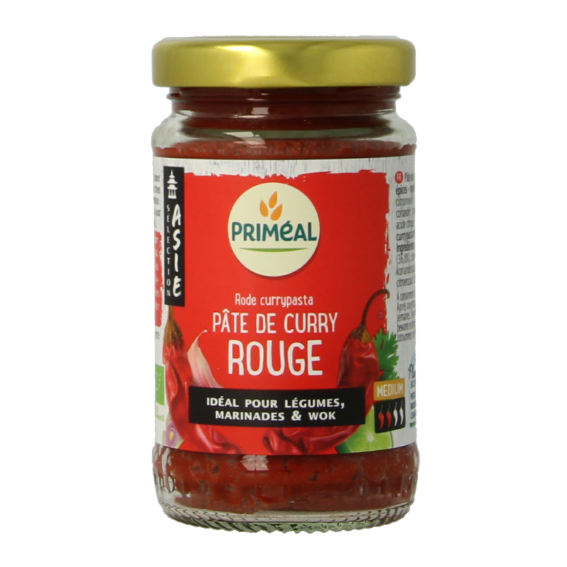 Primeal Rode curry pasta bio 120 Gram