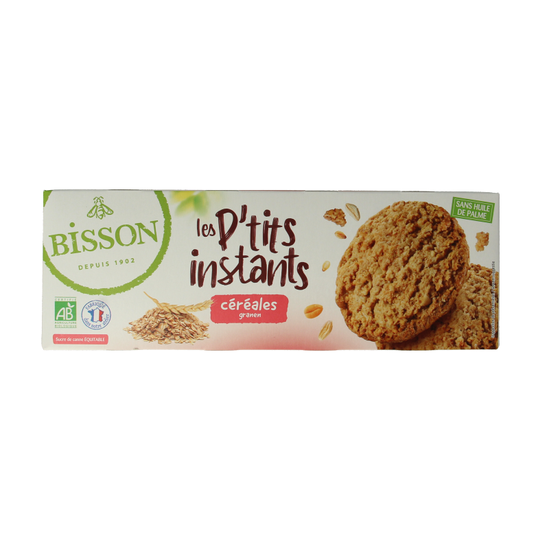 Bisson Les petits instants koekjes granen bio 150 Gram