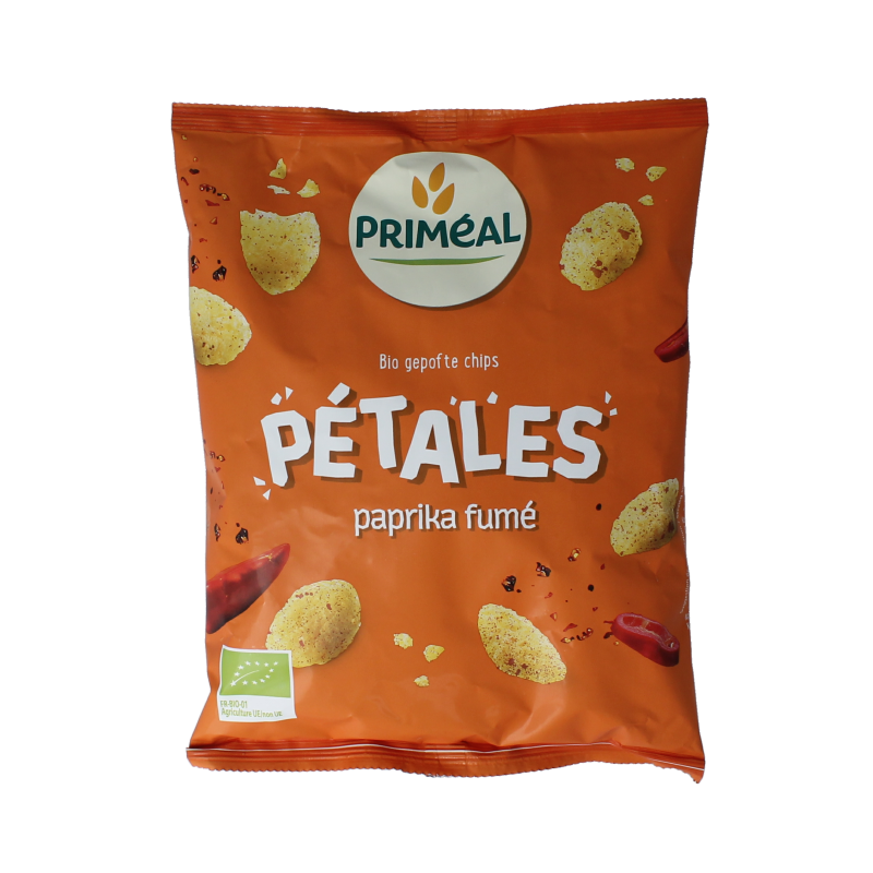 Primeal Chips gerookte paprika bio 75 Gram