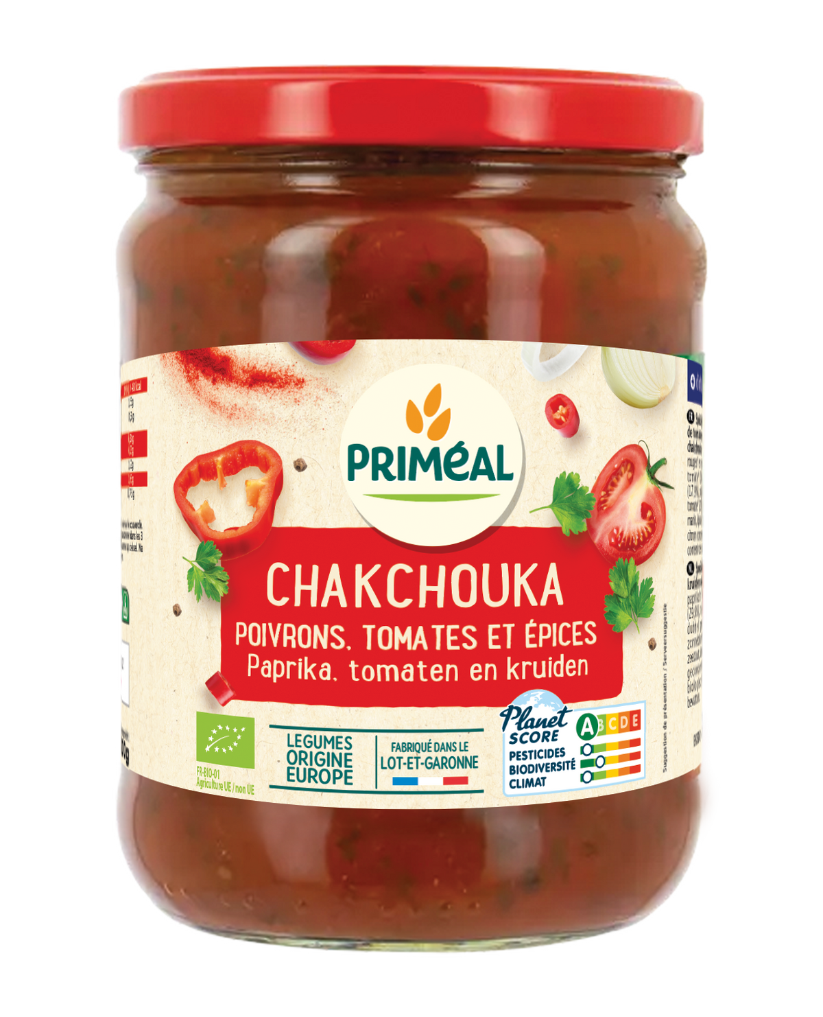Primeal Shakshuka paprika, tomaten en kruiden 500.00 Gram