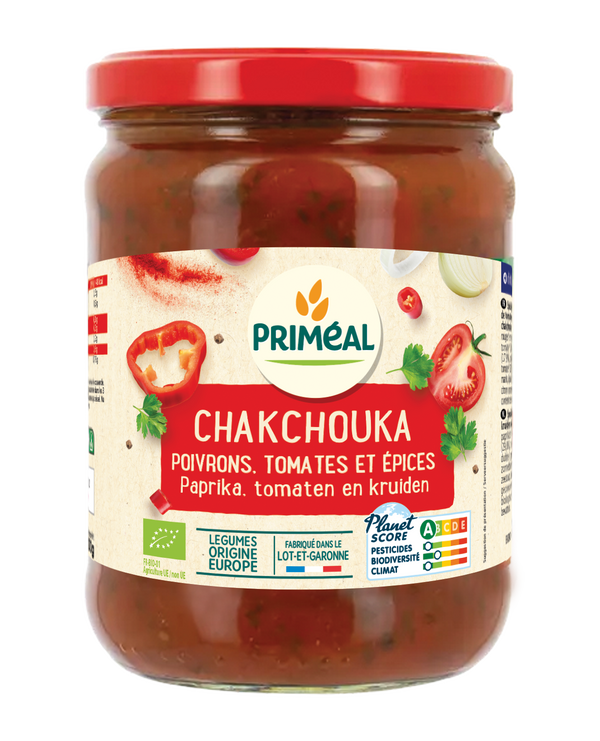 Primeal Shakshuka paprika, tomaten en kruiden 500.00 Gram