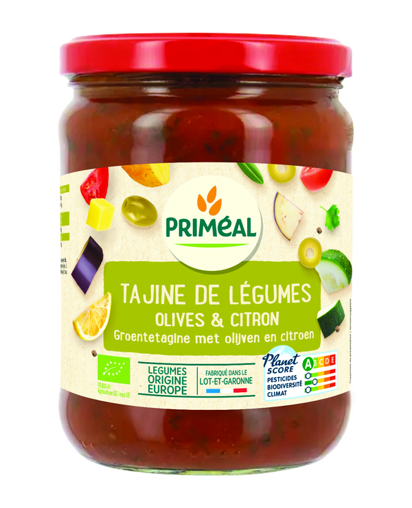 Primeal Tajine lemon olijf bio 500.00 Gram