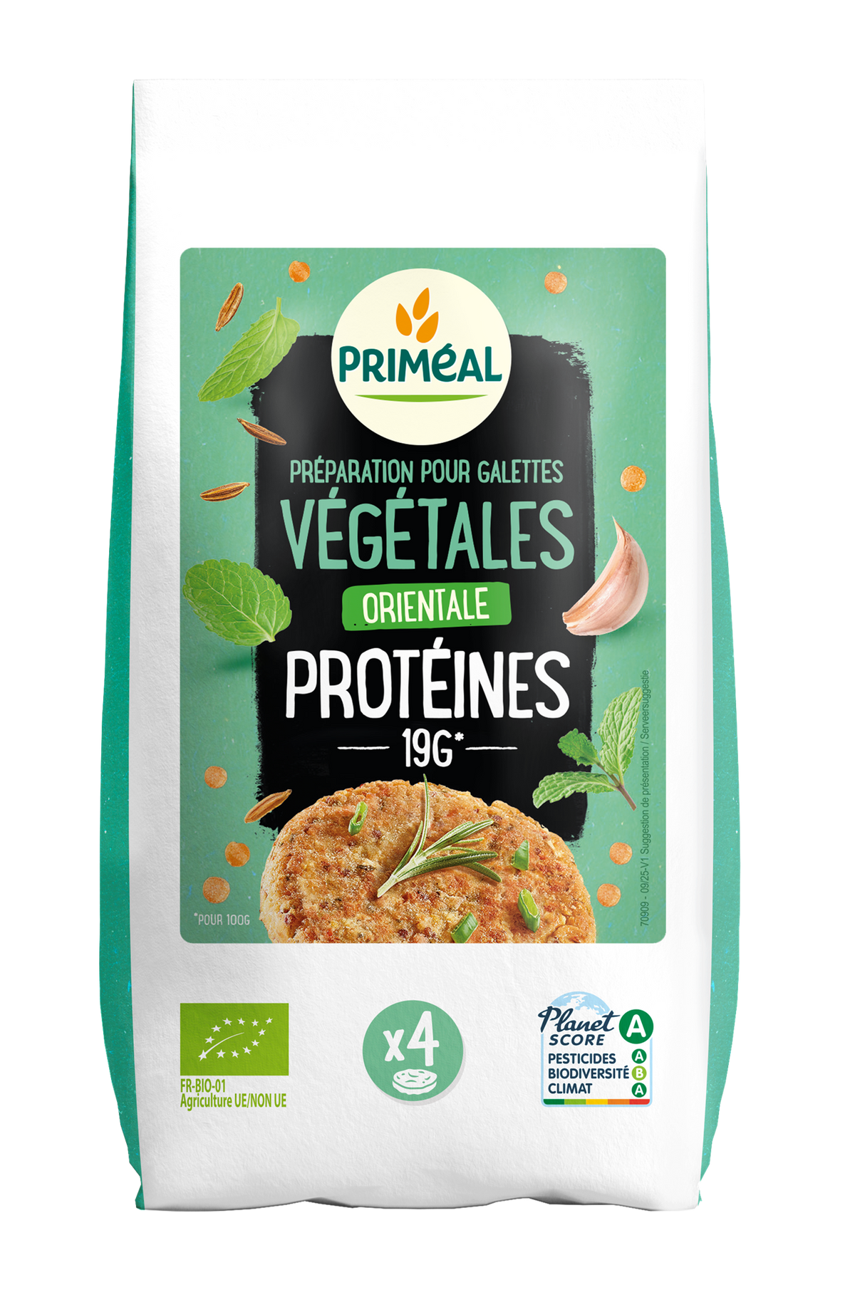 Primeal Pannekoekenmix Orientaals proteine bio 200.00 Gram