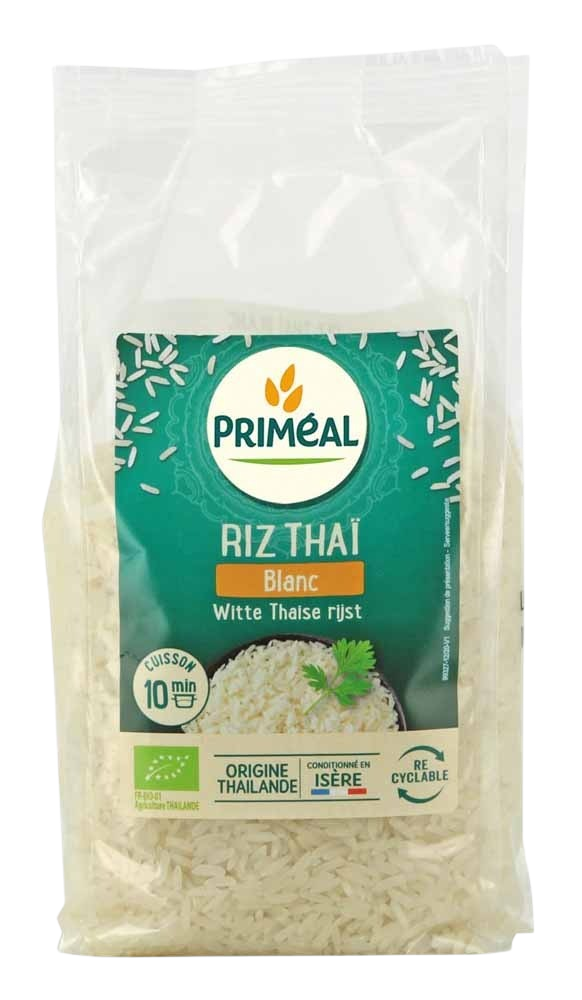 Primeal Witte Thaise rijst bio 500.00 Gram