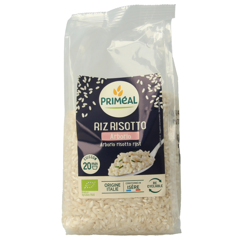 Primeal Witte risotto rijst Arborio bio 500 Gram