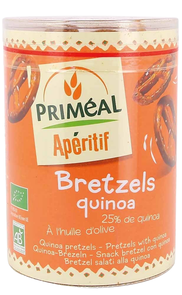 Primeal Aperitive quinoa bretzels bio 200.00 Gram