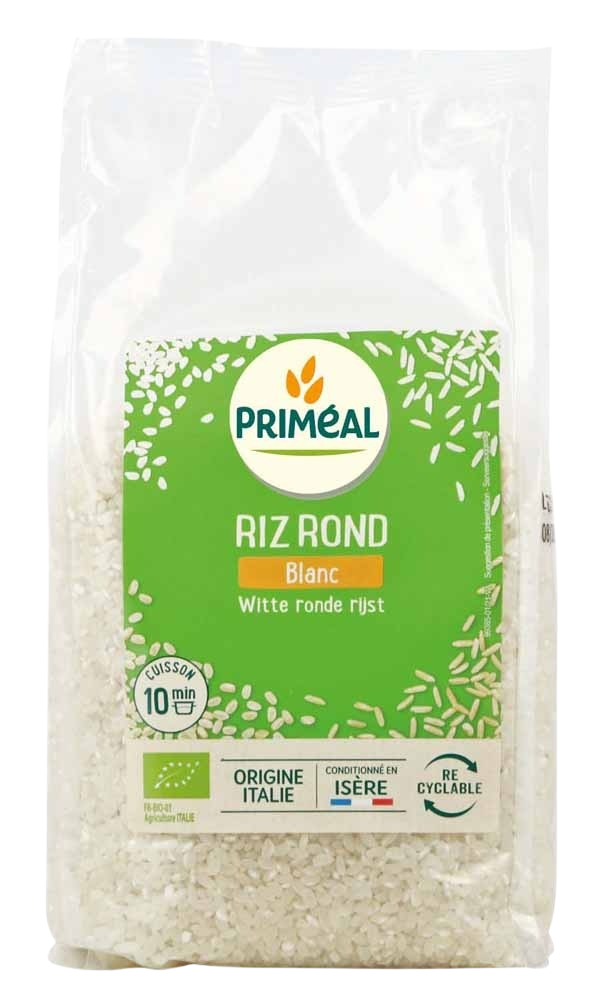Primeal Witte ronde rijst bio 1 Kilogram