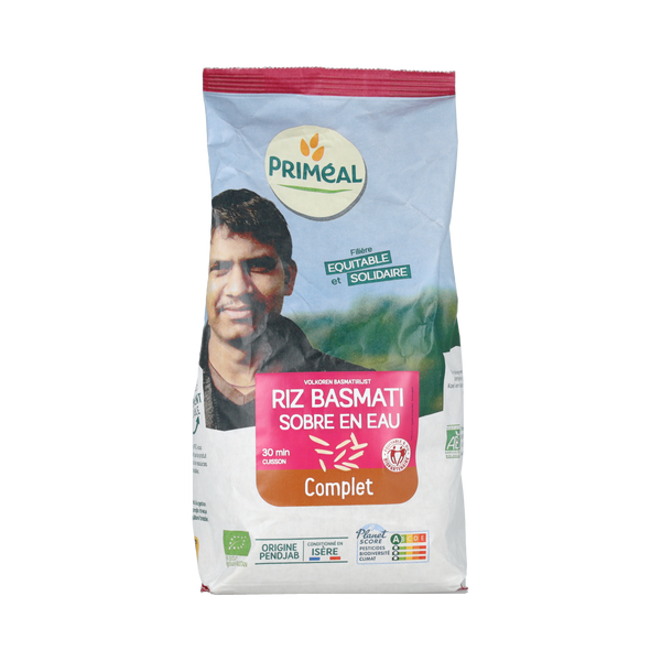 Primeal Volkoren basmati rijst bio 1.00 Kilogram
