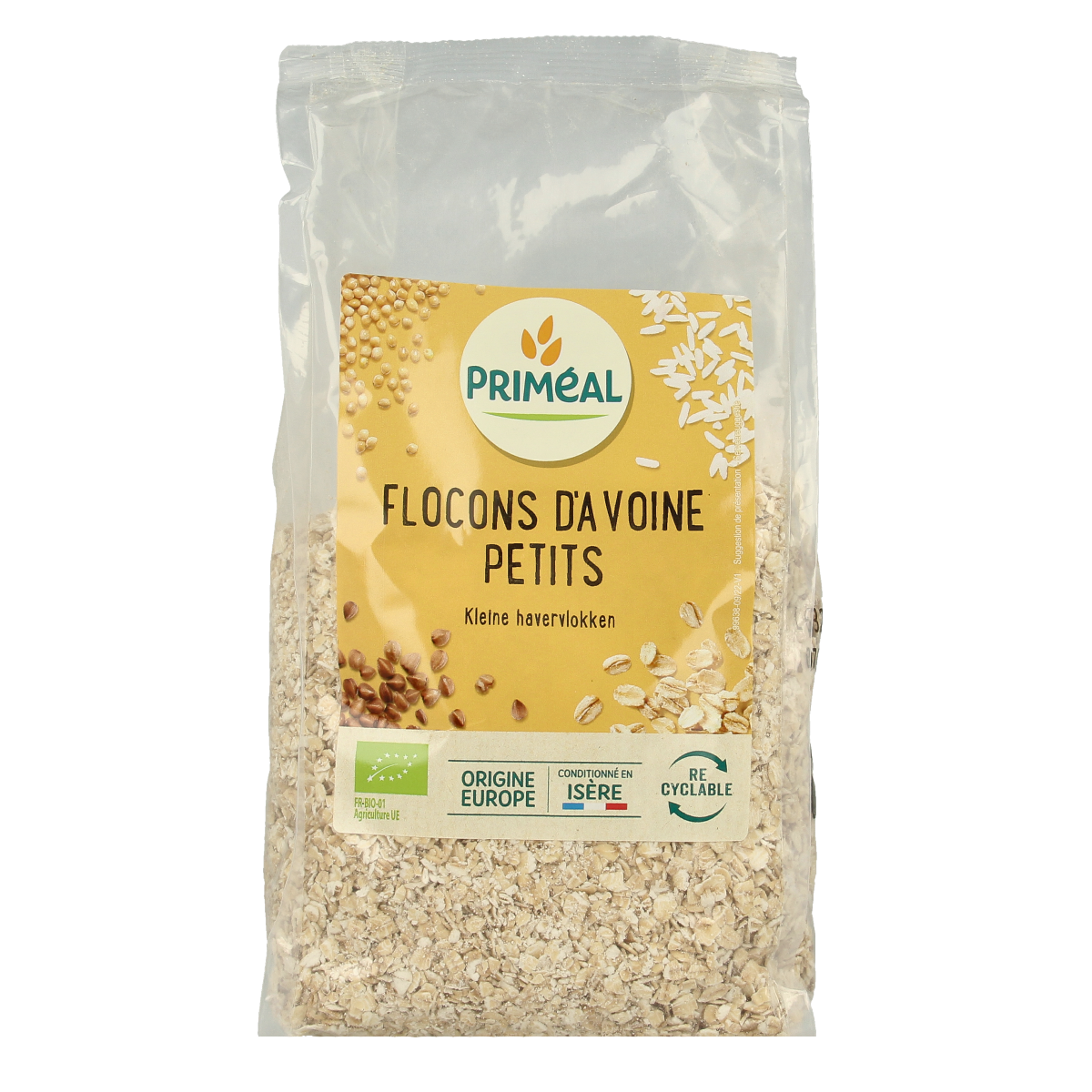 Primeal Kleine havervlokken bio 500.00 Gram