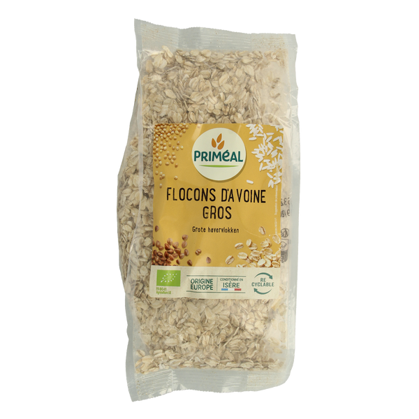 Primeal Grote havervlokken bio 500.00 Gram