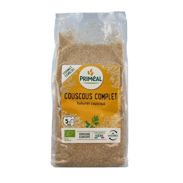 Primeal Couscous volkoren bio 1.00 Kilogram
