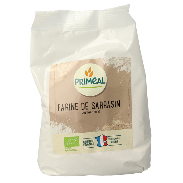 Primeal Volkoren boekweitmeel bio 500.00 Gram