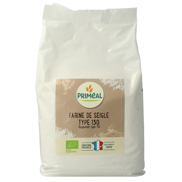 Primeal Roggemeel type 130 bio 1.00 Kilogram