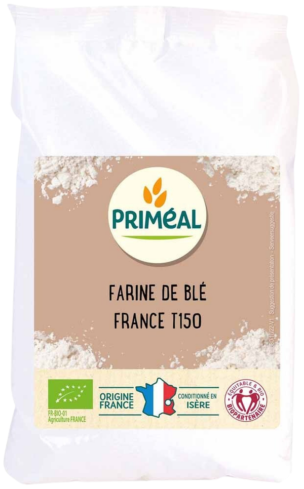 Primeal Volkoren tarwemeel borsa 150 bio 1.00 Kilogram