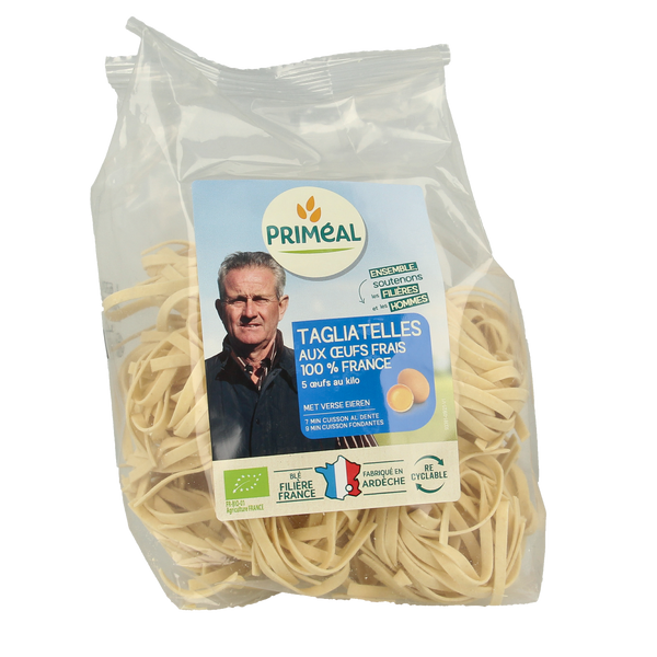 Primeal Tagliatelle met verse eieren bio 250.00 Gram