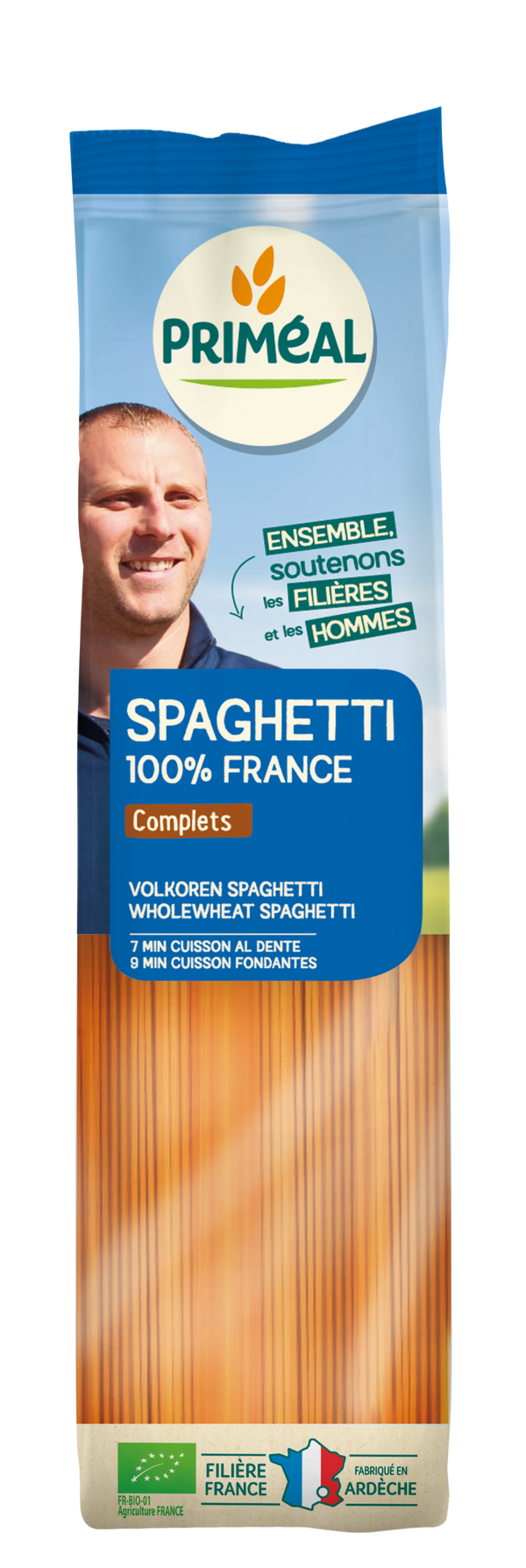 Primeal Volkoren spaghetti bio 500.00 Gram