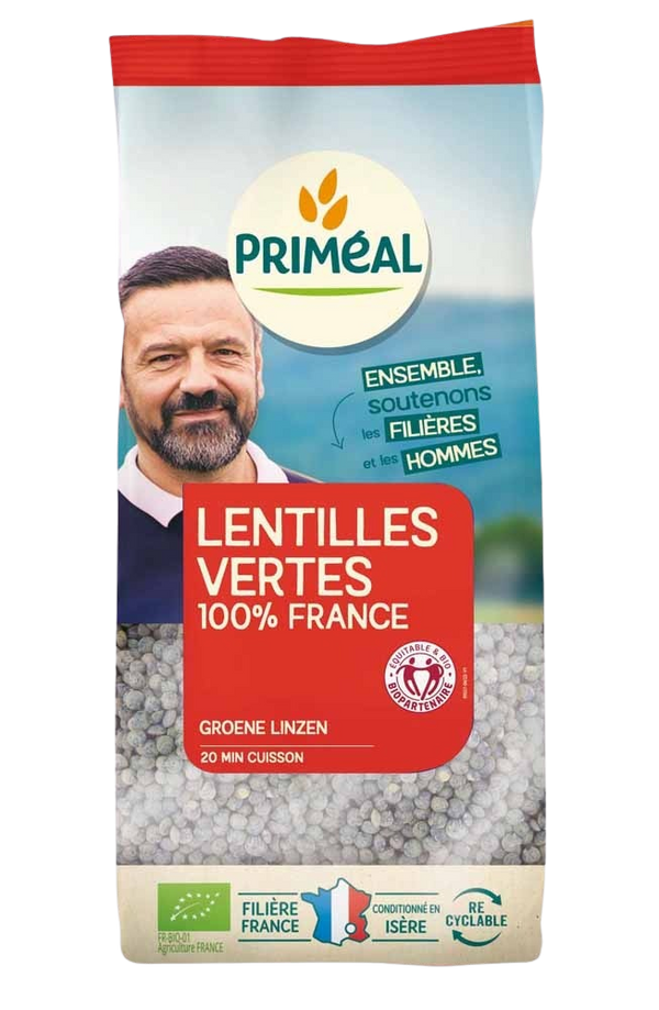 Primeal Linzen groen bio 1.00 Kilogram